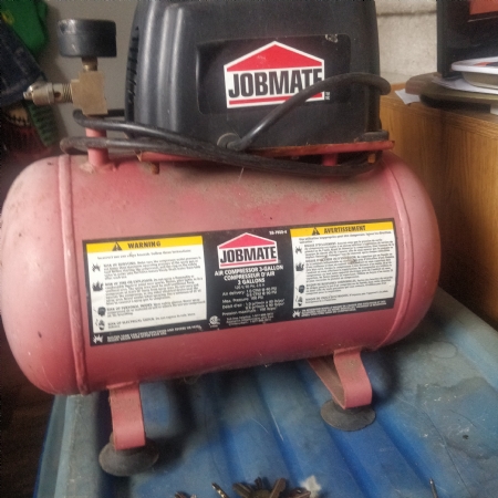 Jobmate 3 gallon air compressor