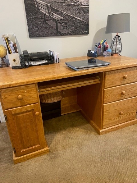 Solid Oak Desk