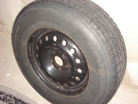 Four Winter Tires Mounted 225 75 16