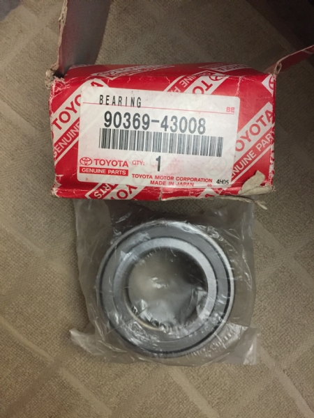 Toyota Lexus front wheel bearing