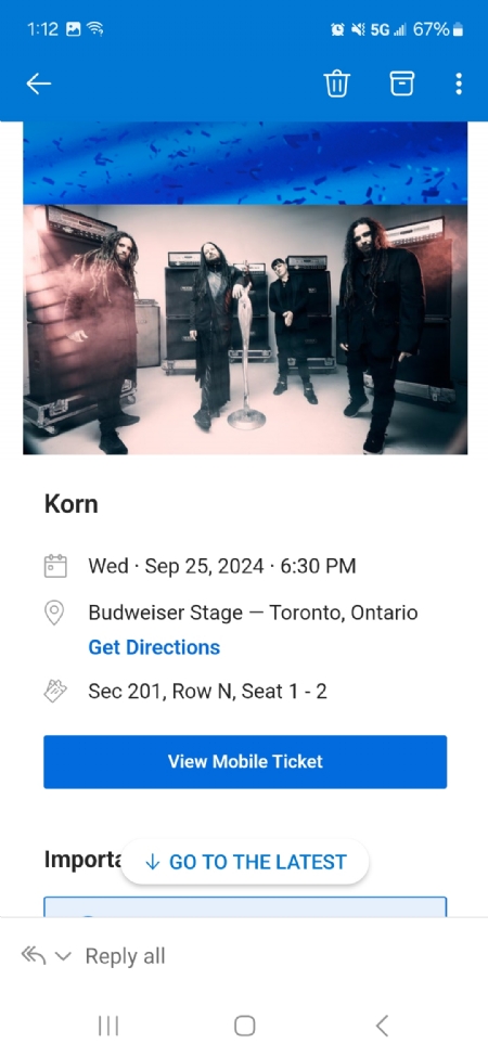 Korn Concert Tickets