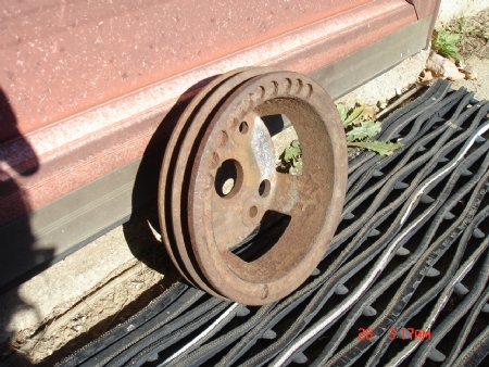 1968-72 truck power steering pulley