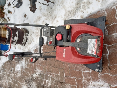 Craftsmen single stage snow blower