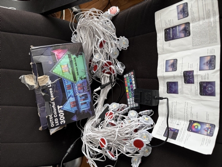 LED colourful laves light