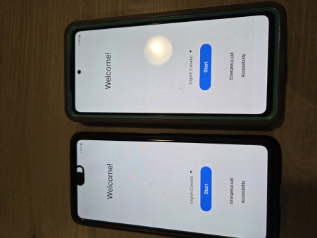 2 Samsung S20 FE phones