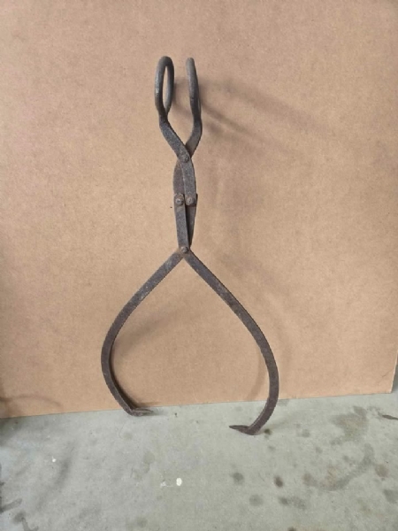 Antique Block Ice Tongs