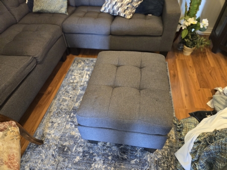sectional and ottoman