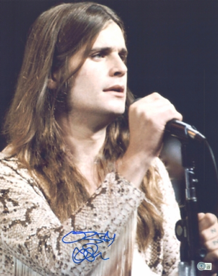 signed OZZY PICTURE 16X20