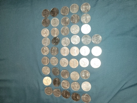 Silver dollars