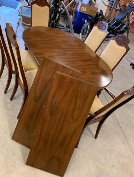 Table chairs  protective cover
