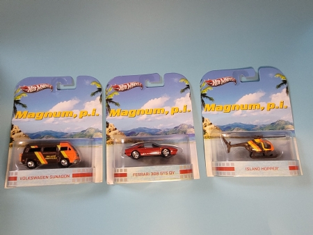 Magnum PI Hotwheel set