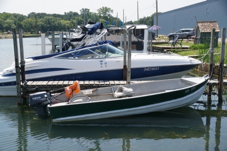 14 ft boat motor trailer