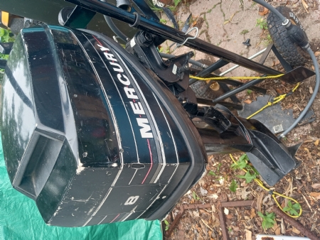 8 HP Mercury outboard