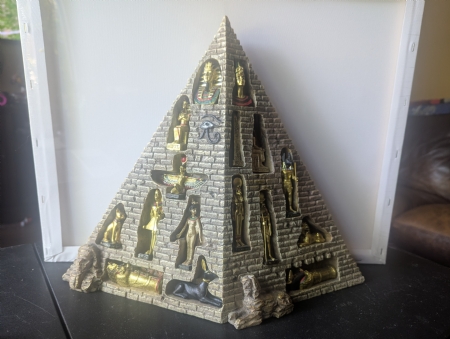 Egyptian Pyramid with 16 Figures