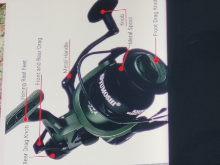 DASNAKI FISHING REEL NEW