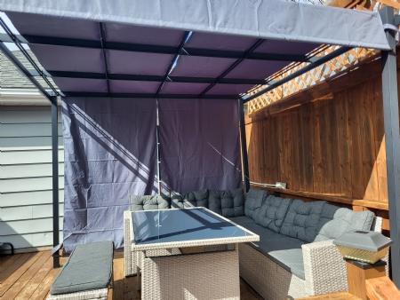 Patio Furniture with Pergola