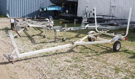 14 ft boat motor and trailer